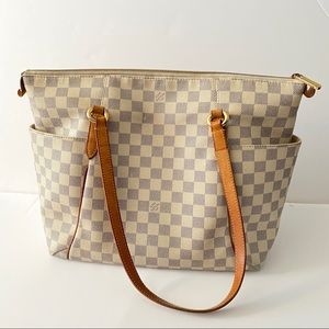 LOUIS VUITTON Damier Azur Totally MM